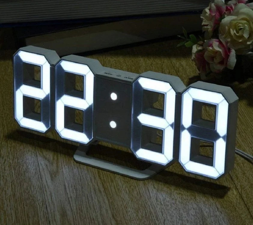 Žadintuvas 3D LED skaitmeninis laikrodis – žadintuvas