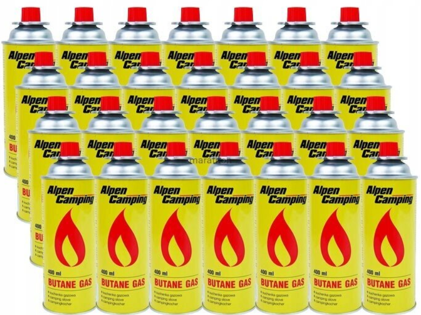 Butano dujos 400ml, 28 vnt