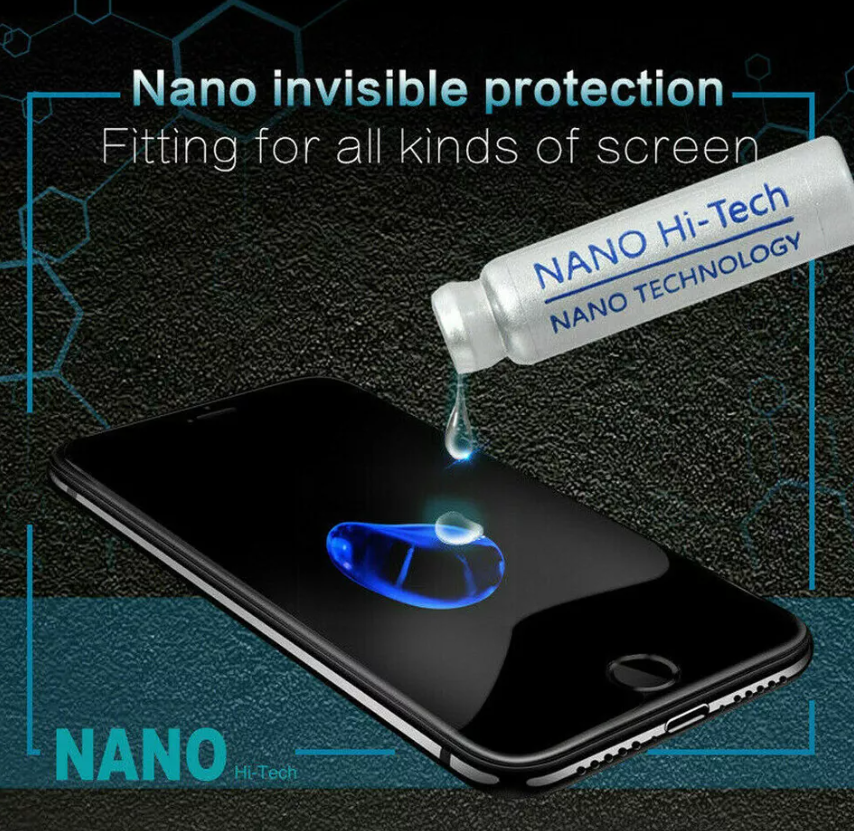 Nano Hi-Tech nematoma skysta ekrano apsauga iPhone Samsung LG HTC OnePlus
