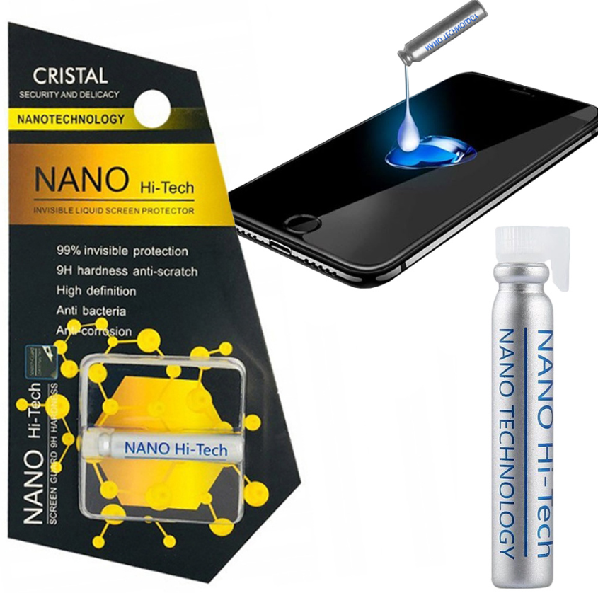 Nano Hi-Tech nematoma skysta ekrano apsauga iPhone Samsung LG HTC OnePlus