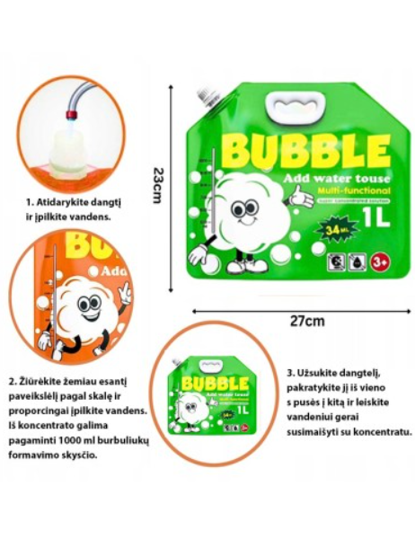 Muilo burbulų koncentratas – 1 litras
