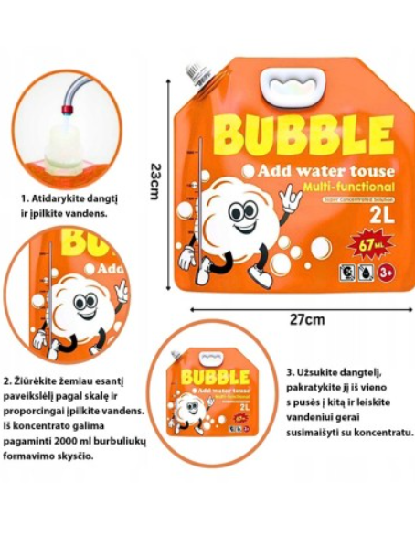 Muilo burbulų koncentratas – 2 litrų
