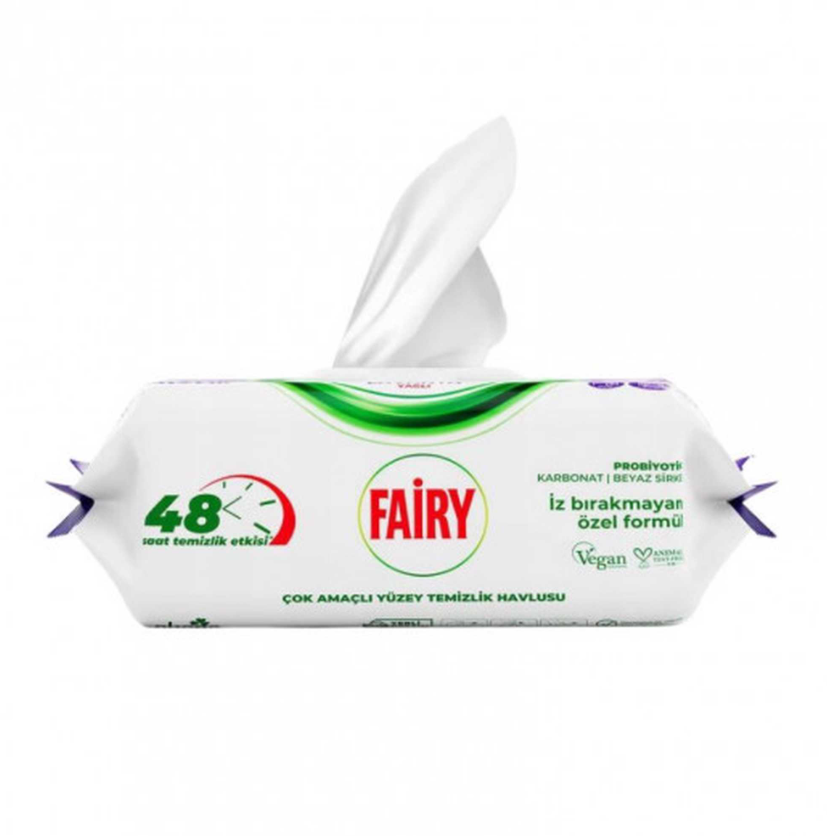 Drėgnos servetėlės Fairy Levandų kvapo, įvairiems paviršiams, 100 vnt.
