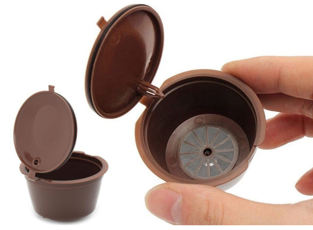 3 daugkartinio naudojimo „Dolce Gusto“ kavos kapsulės