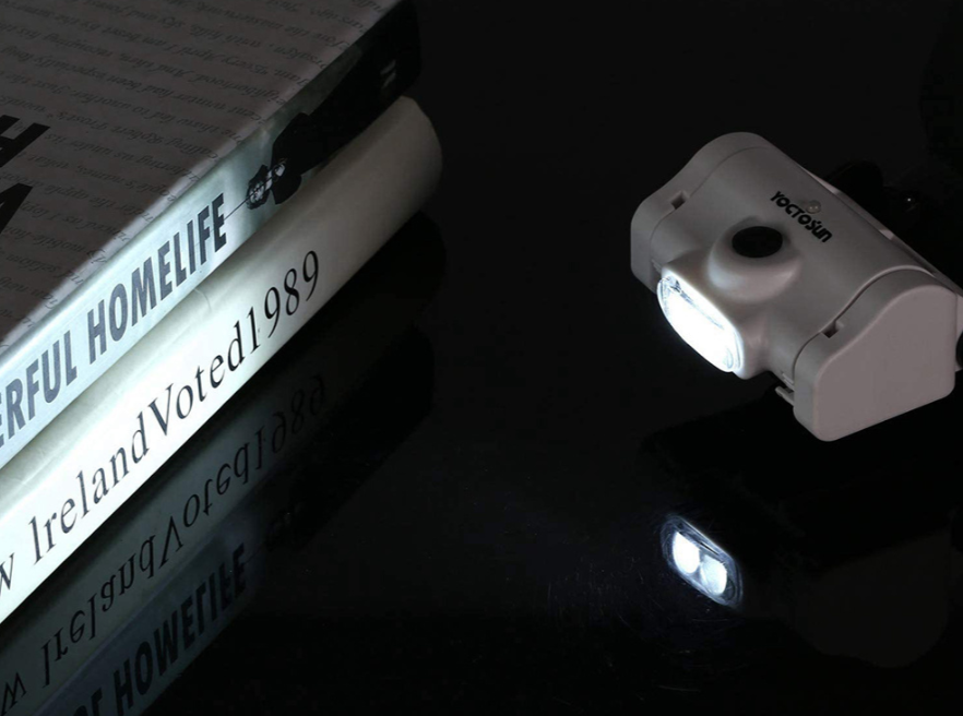 Ant galvos tvirtinamas padidinimo stiklas su 2 LED apšvietimais