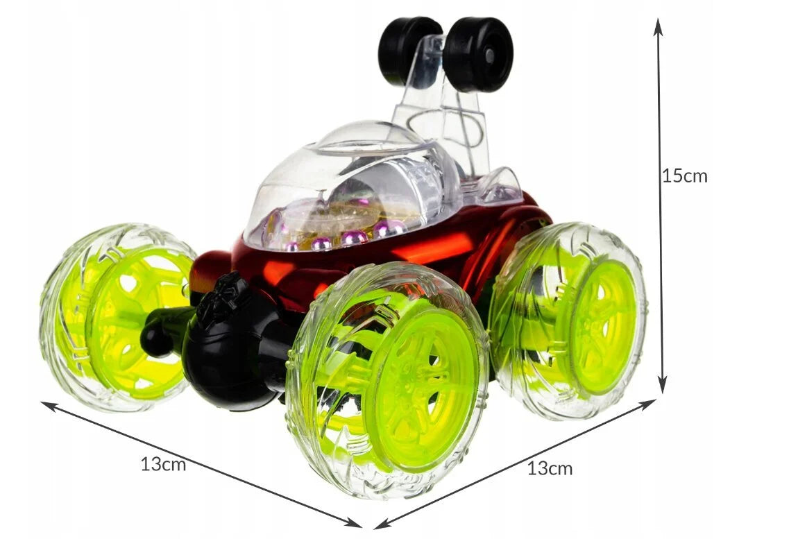 Akrobatinis automobilis Crazy Twister, raudonas