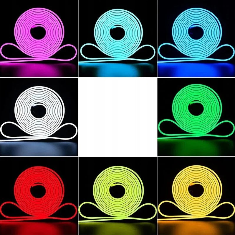 Led juosta Neon Flex Rgb su pultu, 5m