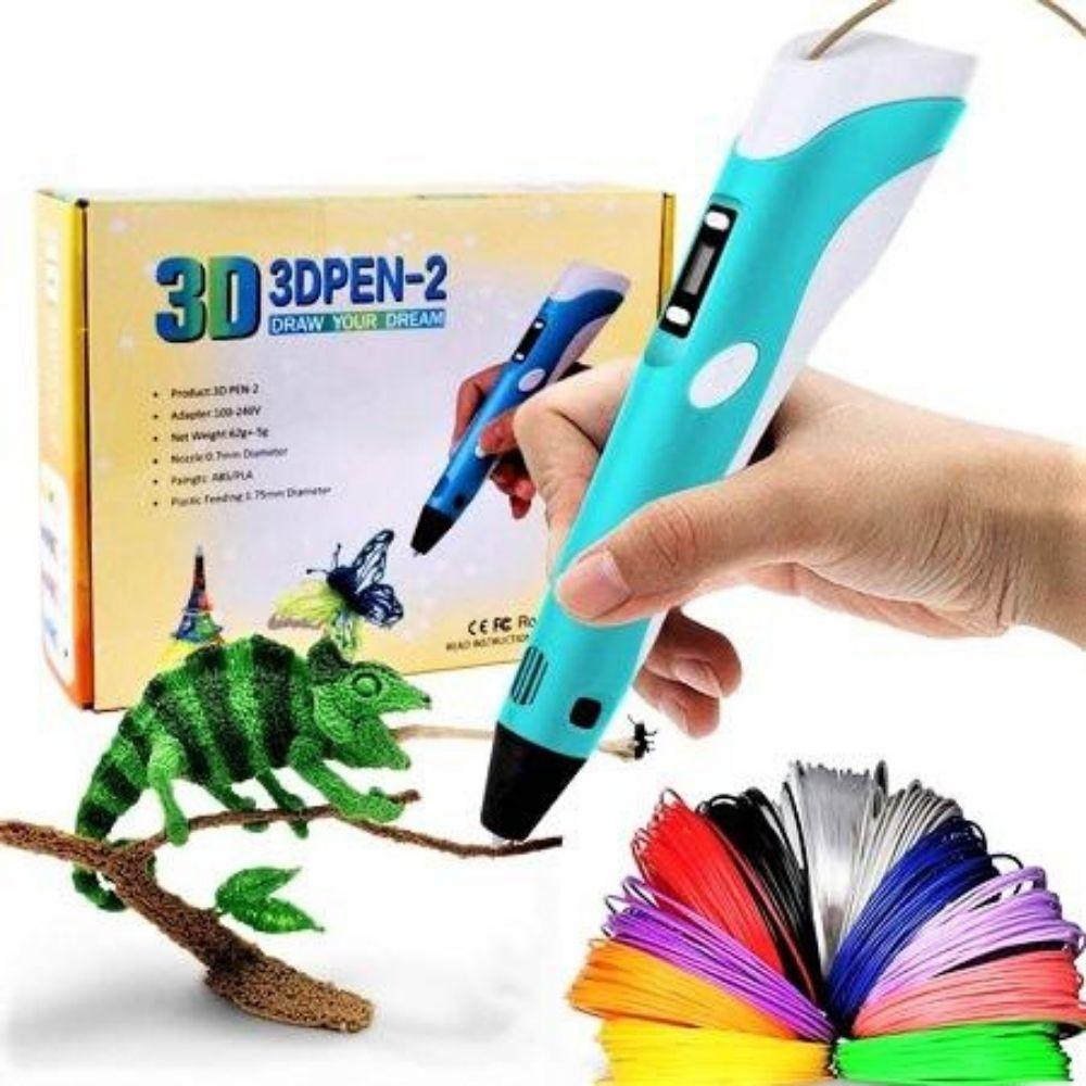 3D Spausdinimo Rašiklis +  Organinių Siūlų komplektas
