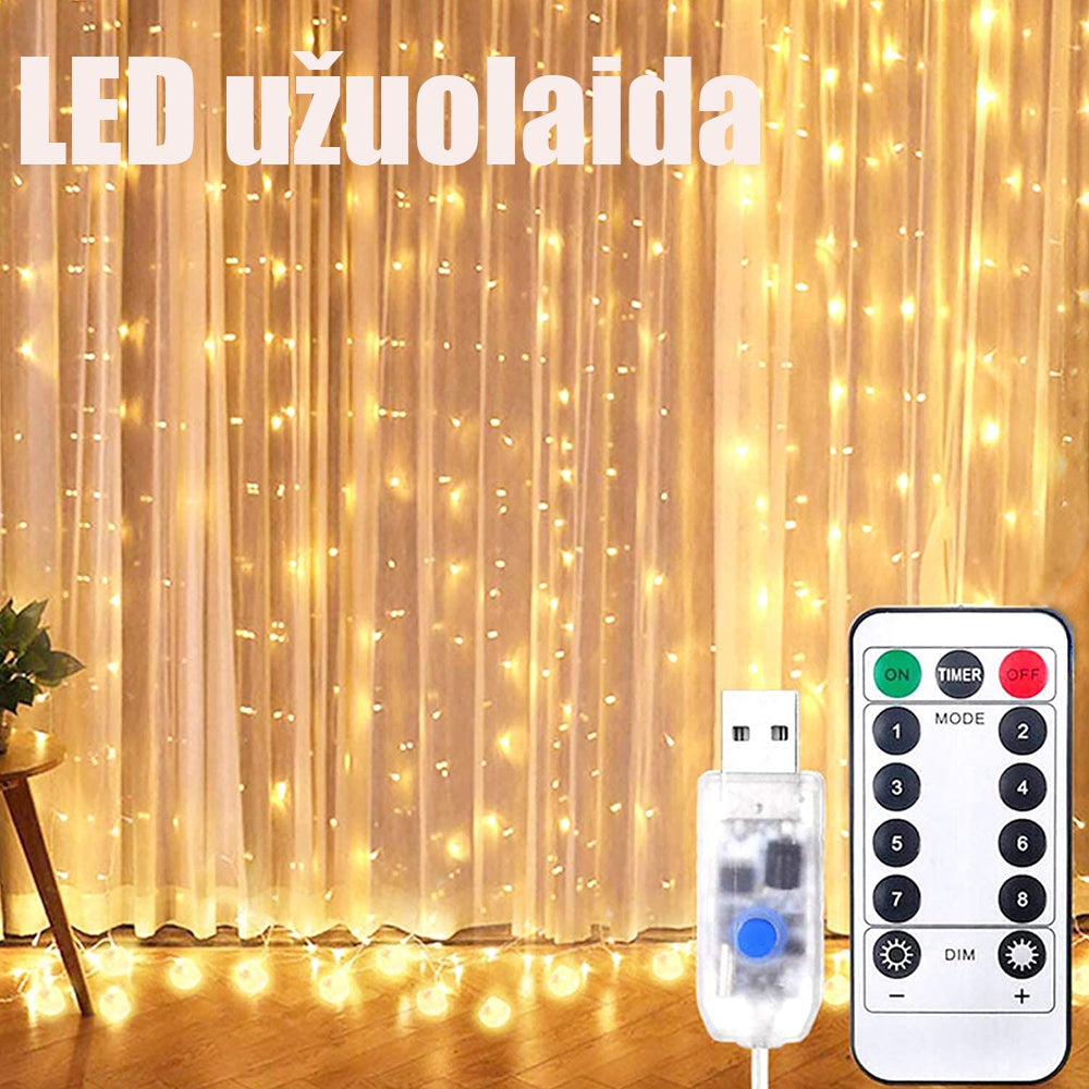 LED Užuolaida - Girlianda