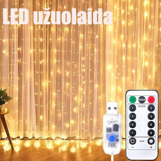 LED Užuolaida - Girlianda